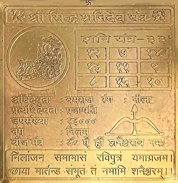 Shani Yantra